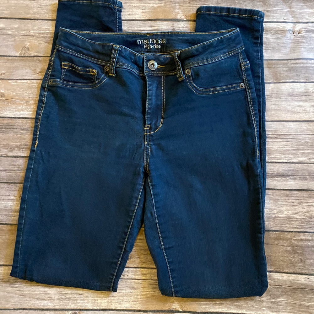 Maurices Dark Wash Denim Jeggings